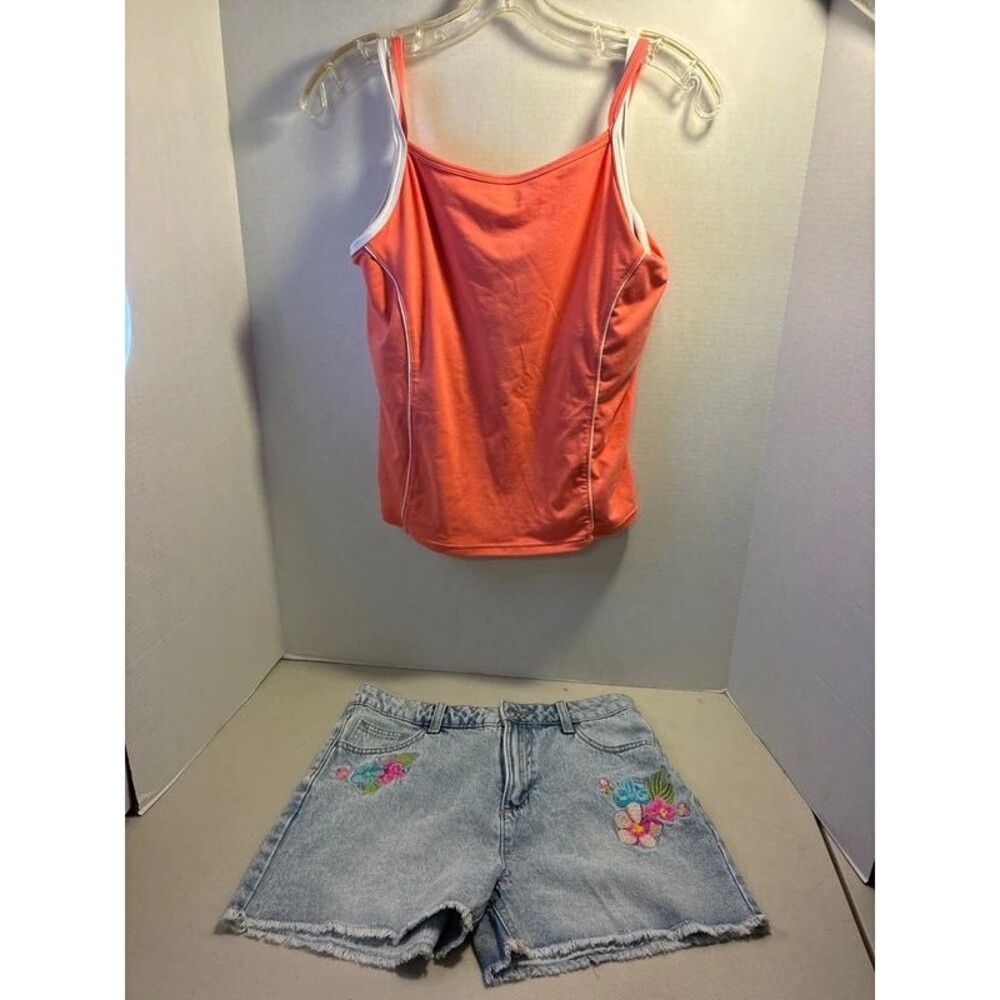 New justice shorts with tank size 16